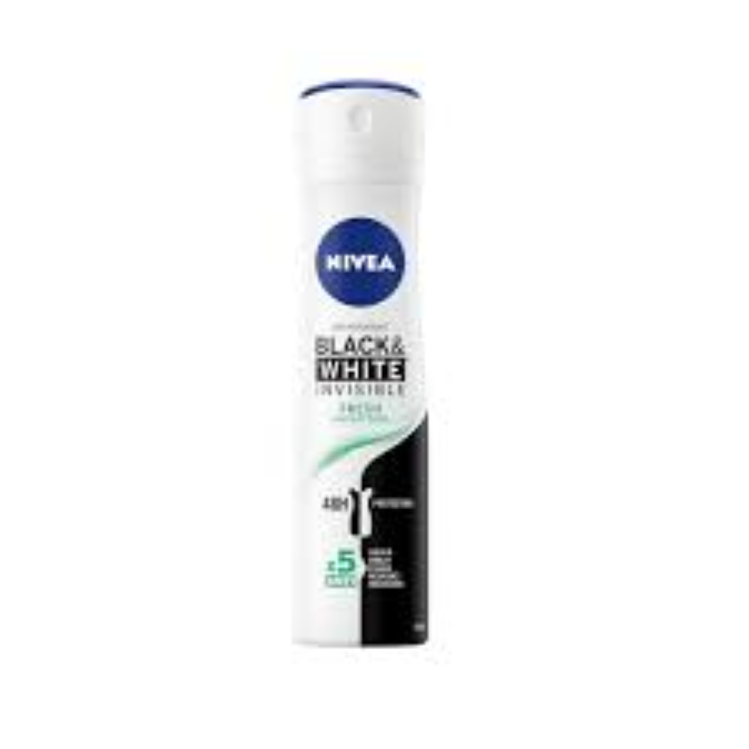 NIVEA DEO INVISIBLE BLACK & WHITE FRESH 150ML
